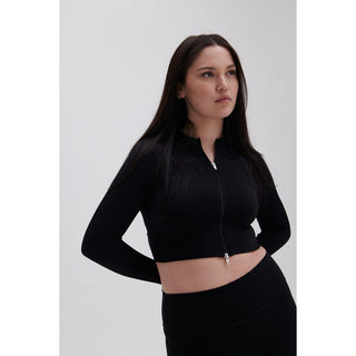 Disora Disora Black Longsleeve Seamless Jacket