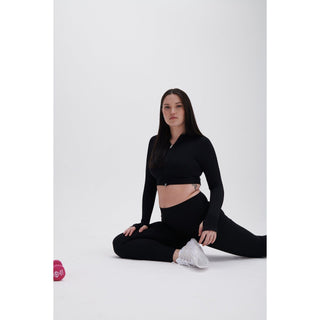 Disora Disora Black Longsleeve Seamless Jacket