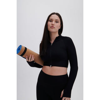 Disora Disora Black Longsleeve Seamless Jacket