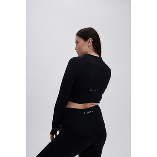 Disora Disora Black Longsleeve Seamless Jacket