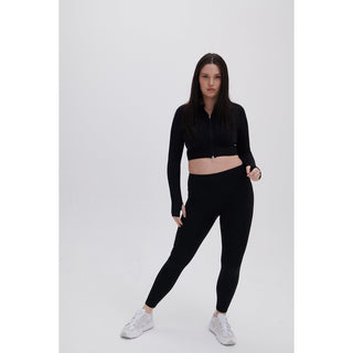 Disora Disora Black Longsleeve Seamless Jacket