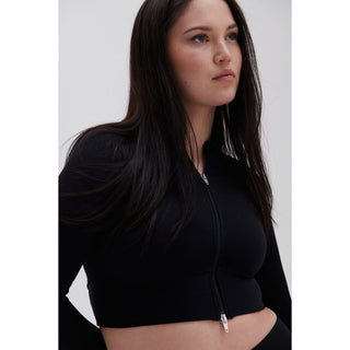 Disora Disora Black Longsleeve Seamless Jacket