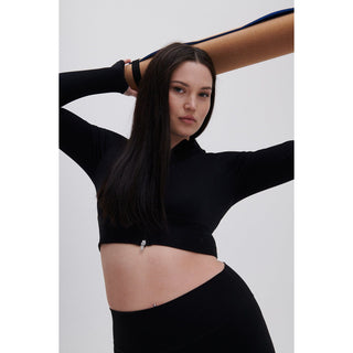 Disora Disora Black Longsleeve Seamless Jacket