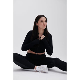 Disora Disora Black Longsleeve Seamless Jacket