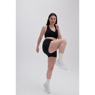 Disora Disora Black Wrap Around Seamless Sports Bra