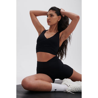 Disora Disora Black Wrap Around Seamless Sports Bra