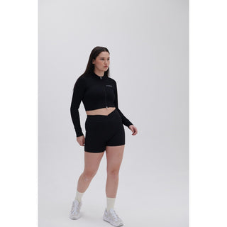 Disora Disora Black Zip Longsleeve Seamless Jacket