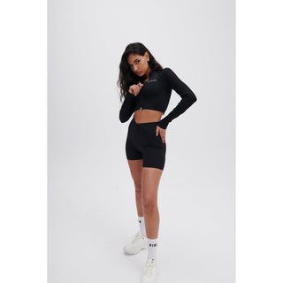 Disora Disora Black Zip Longsleeve Seamless Jacket