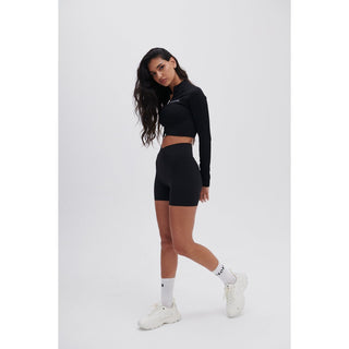 Disora Disora Black Zip Longsleeve Seamless Jacket