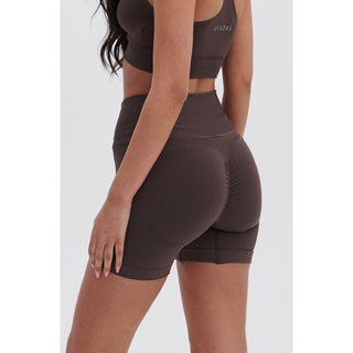 Disora Disora Chocolate V Waist Ruched Seamless Shorts