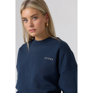 Disora Disora Embroidered Midnight Sweater