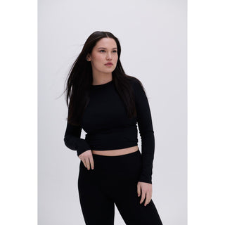 Disora Disora Pepper Black Crewneck Long Sleeve