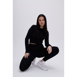 Disora Disora Pepper Black Crewneck Long Sleeve