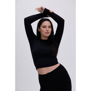 Disora Disora Pepper Black Crewneck Long Sleeve