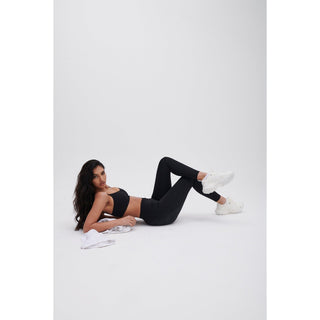 Disora Disora Pepper Black Ruched Leggings