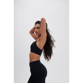 Disora Disora Pepper Black Ruched Leggings