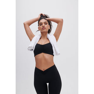 Disora Disora Pepper Black Ruched Leggings