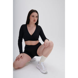 Disora Disora Pepper Black Wrap Long Sleeve