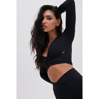 Disora Disora Pepper Black Wrap Long Sleeve