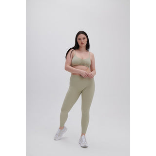 Disora Disora Sage Green Ruched Leggings