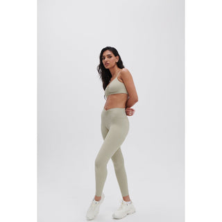 Disora Disora Sage Green Ruched Leggings
