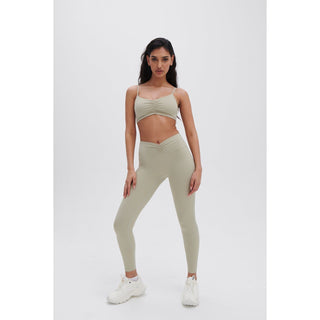 Disora Disora Sage Green Ruched Leggings