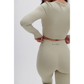 Disora Disora Sage Green Wrap Long Sleeve
