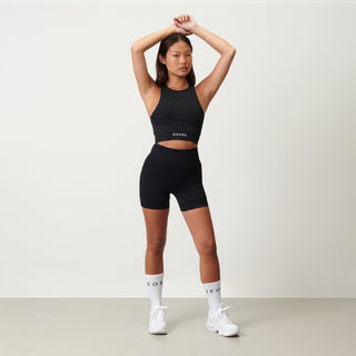 Disora Disora High Neck Sports Bra - Midnight Black