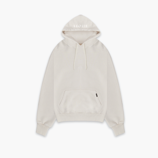 Disora Disora Hood Logo Print Hoodie - Cream