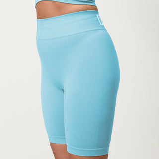 Disora Disora Seamless High Waisted Cycling Shorts - Azure Blue
