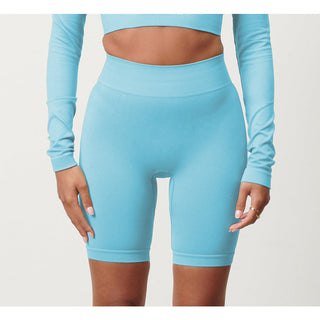 Disora Disora Seamless High Waisted Cycling Shorts - Azure Blue