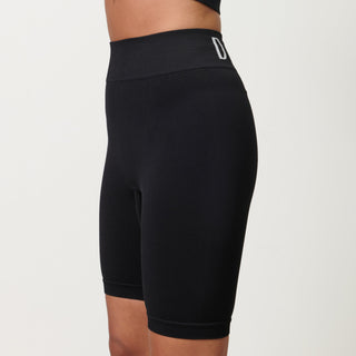 Disora Disora Seamless High Waisted Cycling Shorts - Midnight Black