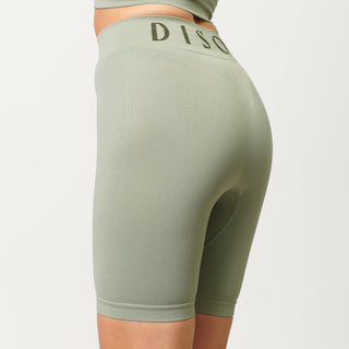Disora Disora Seamless High Waisted Cycling Shorts - Pistachio Green