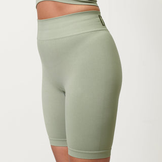 Disora Disora Seamless High Waisted Cycling Shorts - Pistachio Green