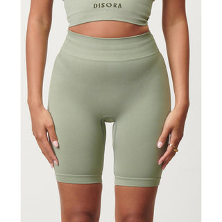 Disora Disora Seamless High Waisted Cycling Shorts - Pistachio Green