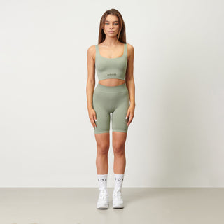 Disora Disora Square Neck Sports Bra - Pistachio Green