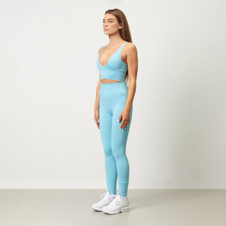 Disora Disora V-Neck Sports Bra - Azure Blue