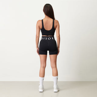 Disora Disora V-Neck Sports Bra - Midnight Black