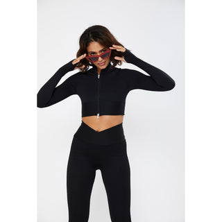 Disora Disora Wrap Around Leggings - Midnight Black