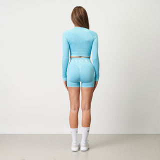Disora Disora Zip Sports Jacket L/S - Azure Blue