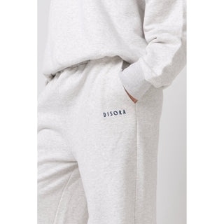 Disora Disora Embroidered Ash Grey Sweatpants