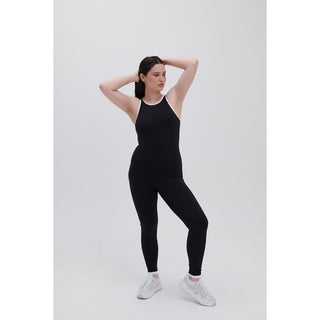 Disora DISORA PEPPER BLACK CONTRAST JUMPSUIT