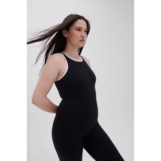 Disora DISORA PEPPER BLACK CONTRAST JUMPSUIT