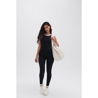 Disora DISORA PEPPER BLACK CONTRAST JUMPSUIT