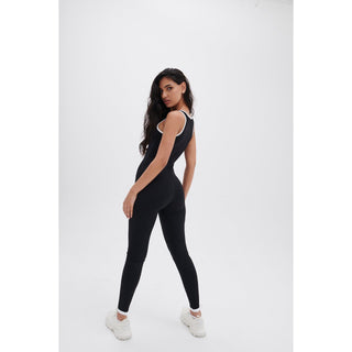 Disora DISORA PEPPER BLACK CONTRAST JUMPSUIT