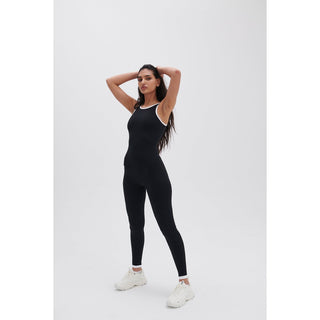 Disora DISORA PEPPER BLACK CONTRAST JUMPSUIT