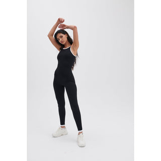 Disora DISORA PEPPER BLACK CONTRAST JUMPSUIT