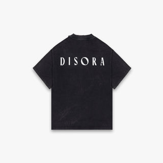 Disora Disora Back Logo Puff Print Tee - Washed Black