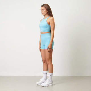Disora Disora High Neck Sports Bra - Azure Blue