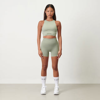 Disora Disora High Neck Sports Bra - Pistachio Green